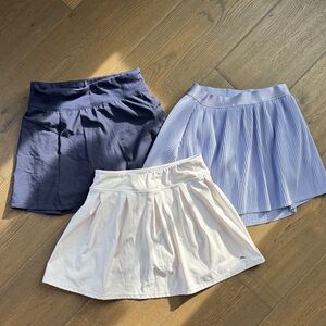 Bundle of 3 girls tennis/golf skirts